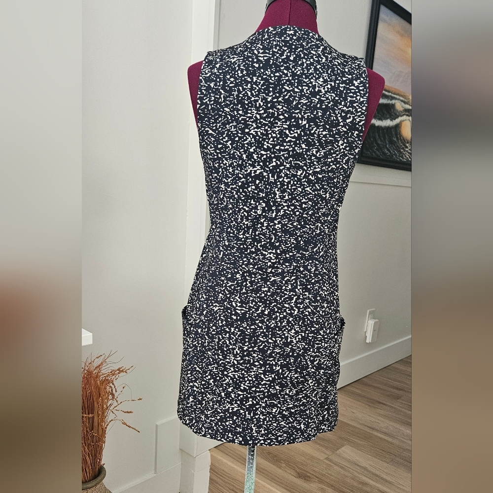 Bad Birdie Black and White Patterned Mini Athletic Dress Size S - Picture 2 of 3